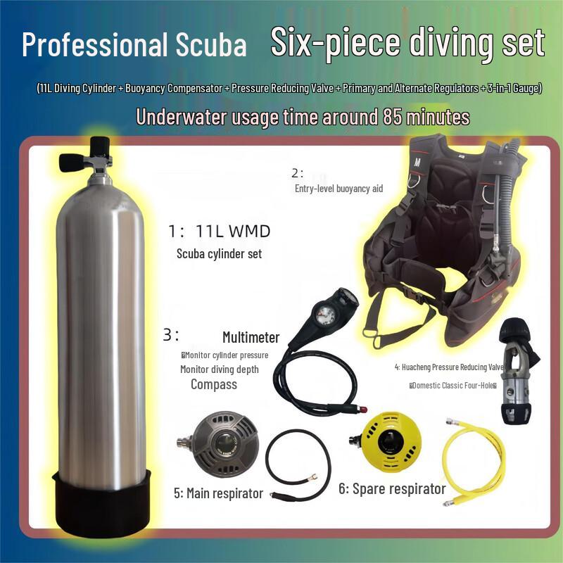 Scuba Diving Oxygen Tank & Emergency Gear