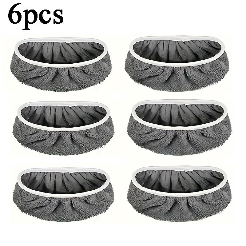 2/4/6 Pcs Reusable Microfiber Mop Pads for Swiffer Washable Replacement Rags and Towels for Household Mopping Accessories