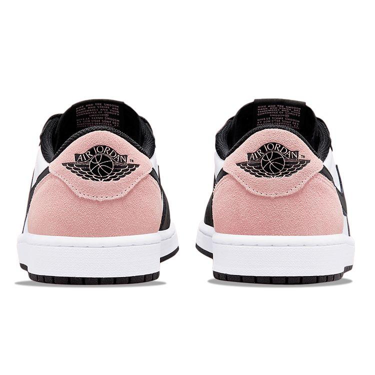 Air Jordan 1 Retro Low OG GS Bleached Coral Kids Sneakers Pink Black White CZ0858-061