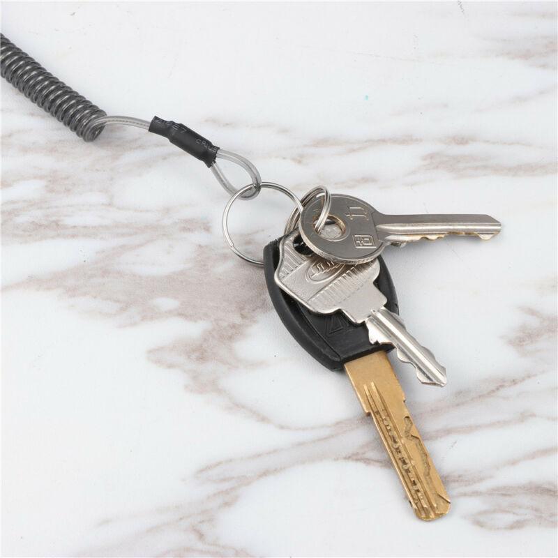 1Pc Mountaineering Buckle Wire Rope Fishing Gear Missed Rope Key Anti-lost Lanyard Retractable Fast