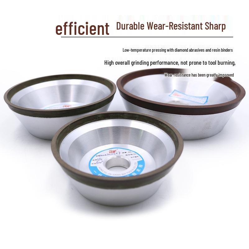 Diamond Resin Bowl-shaped Carbide Grinding Wheel for Knife Sharpening BW2
