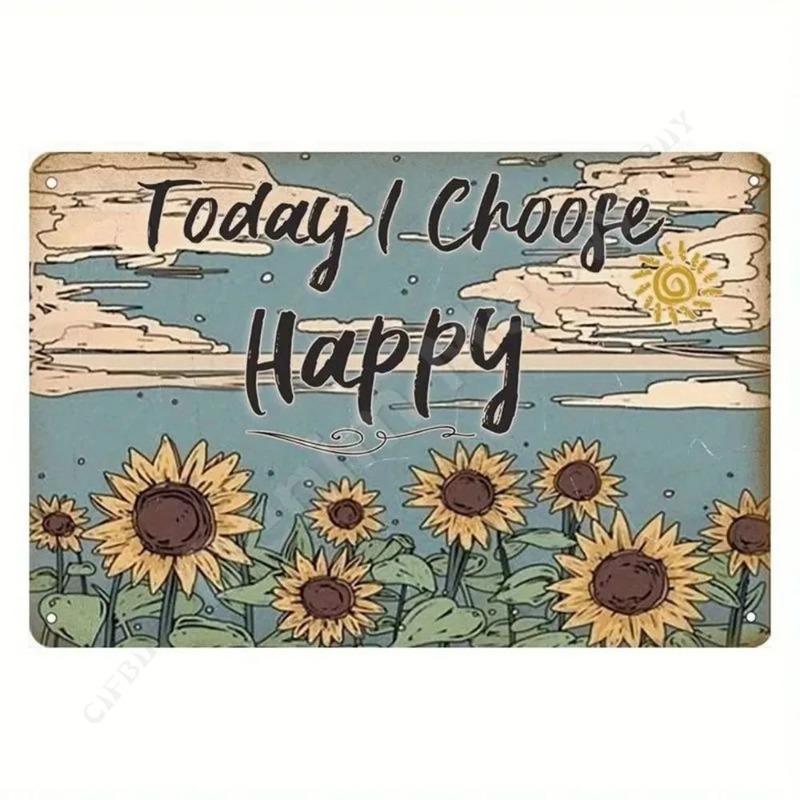 My Garden Tin Sign, Metal Wall Decor 20x30cm