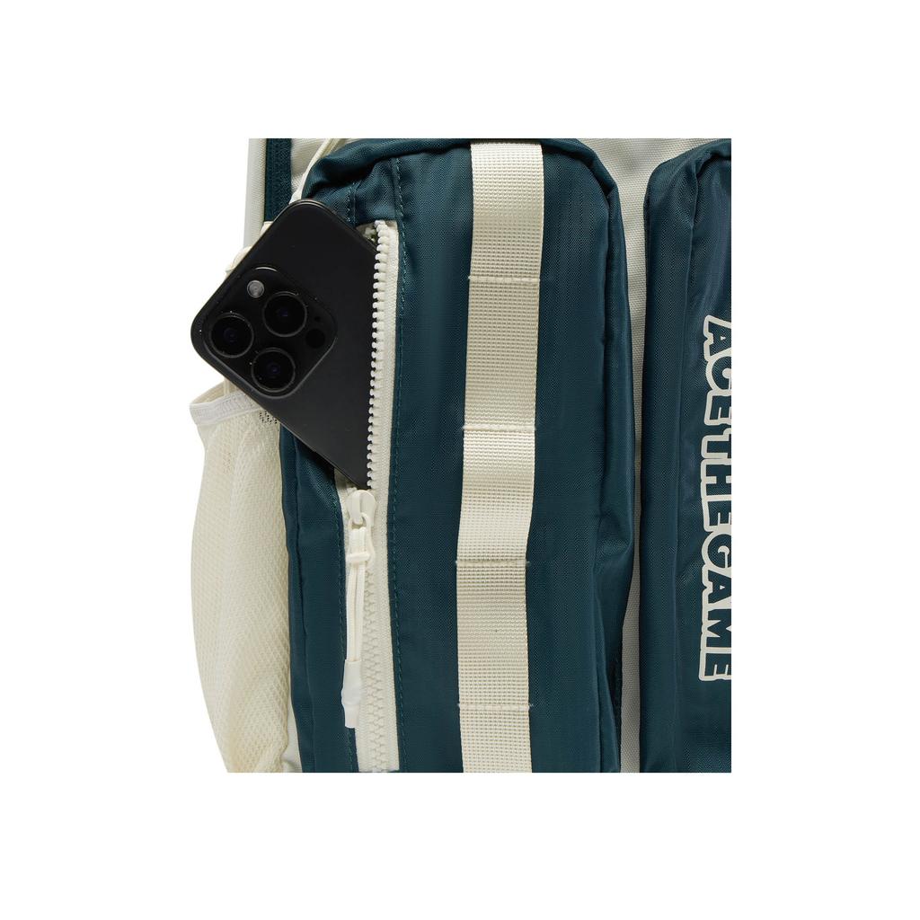 New LiNing Polyester Backpack Unisex Ivory & Reef Green ABSV099-4
