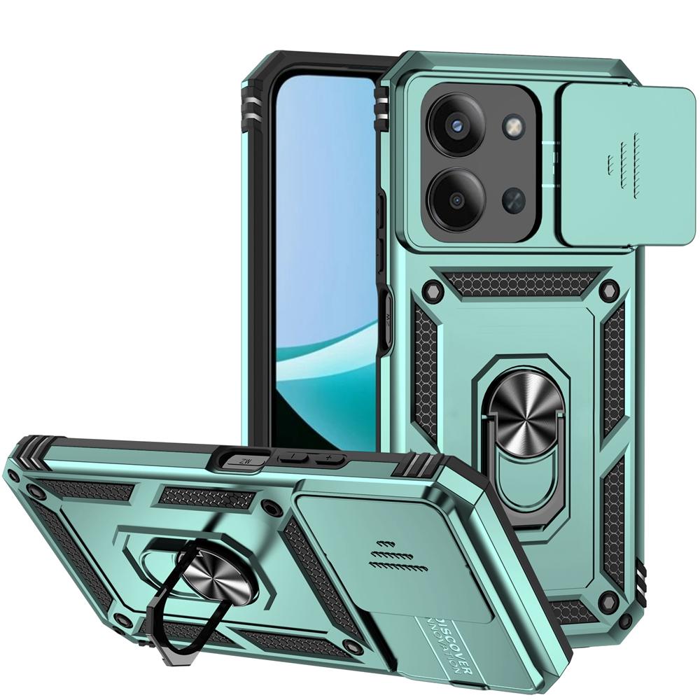 Per Xiaomi Redmi 15C 5G Custodia 173mm Armatura Copri Custodia Telefono con Protezione Lente Scorrevole Per Redmi15C Redmy 15C 15 C 5G Copertura con Supporto ad Anello Magnetico