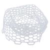 Fly Fishing Landing Net Collapsible Clear Rubber Replacement Bag for Angler White 21cm Depth