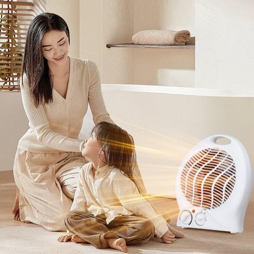 High-power Electric Heater 3 Heating Settings Electric Fan Heater Low Noise Space Heater  Office