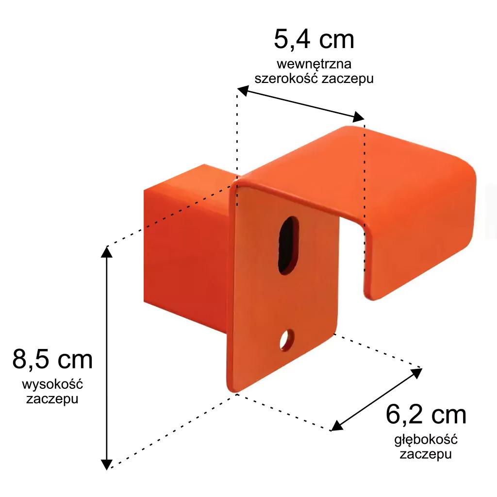 Mega-M HL G-110 cm crossbeam, 5 cm crossbeam for orange N plate