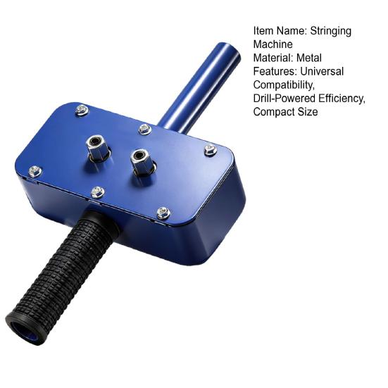 Stringing Machine with Universal Drill Bit Adaptation Navigation Rapid Drill Driven Pulling Pipe Wire Guide Cable Pulling Tool