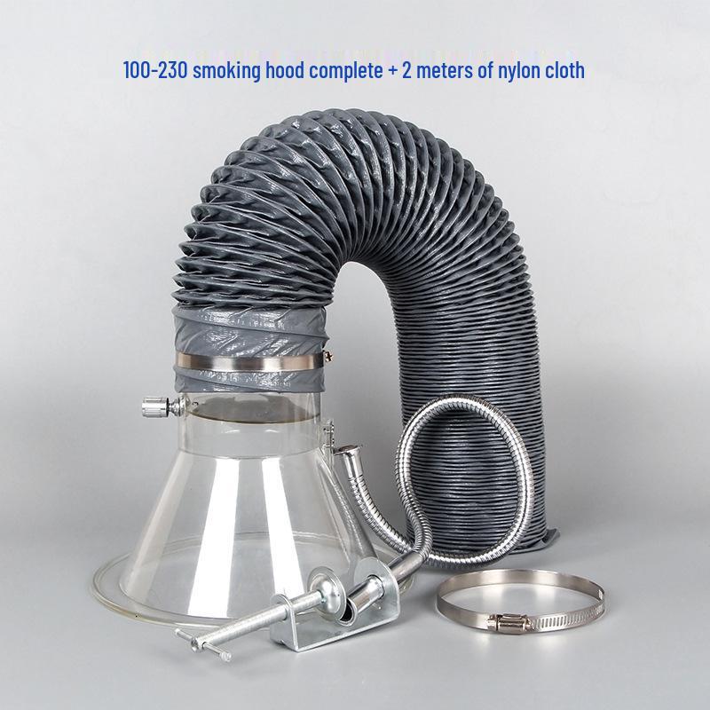 Konektor ústí digestoře pro odsávání pájecích výparů - Dostupné ve velikostech 2,5, 3 a 4 palce