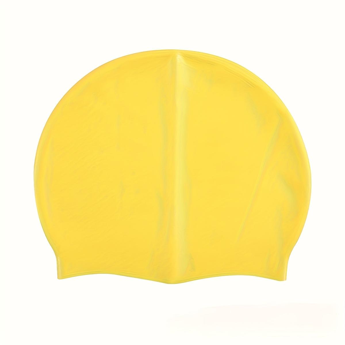 

1-Piece Unisex Uilicone Uwimming Uap - High Hlasticity, Har Protection, Non-Slip Design, Suitable for Swimming and Water Activities жёлтый