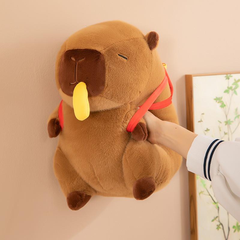 Adorable Capybara Plush Toy Chef Pillow Cute Party Decoration Gift For Kids