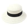 Unbal White Panama Hat