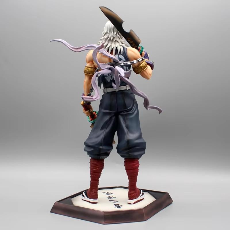 Anime Demon Slayer Figure Uzui Tengen Gk Statue Figurine Pvc Model Doll Collection Desktop Ornament Toys Children Birthday Gifts