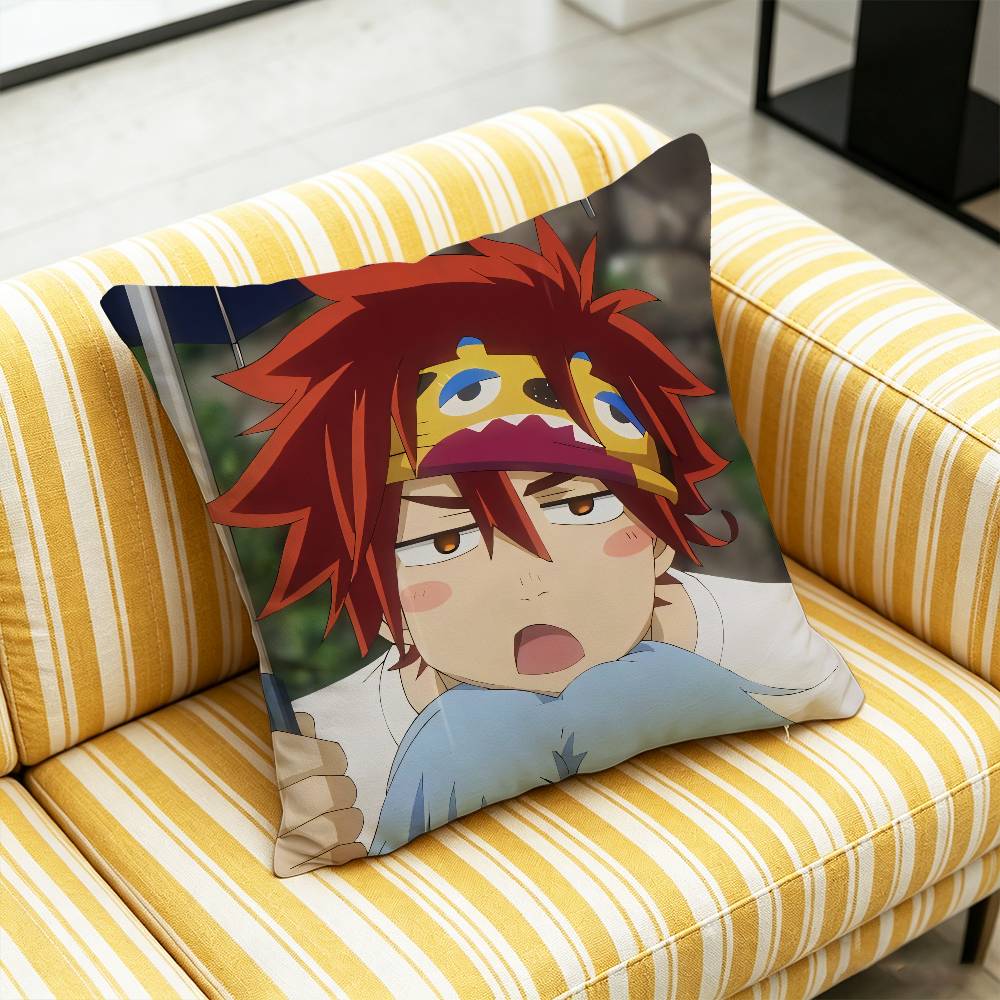 For SK8 The Infinity Reki Langa Snow Throw Pillow Cover Case Custom Decorative Pillowcase Accent Cushion Covers DIY Gift
