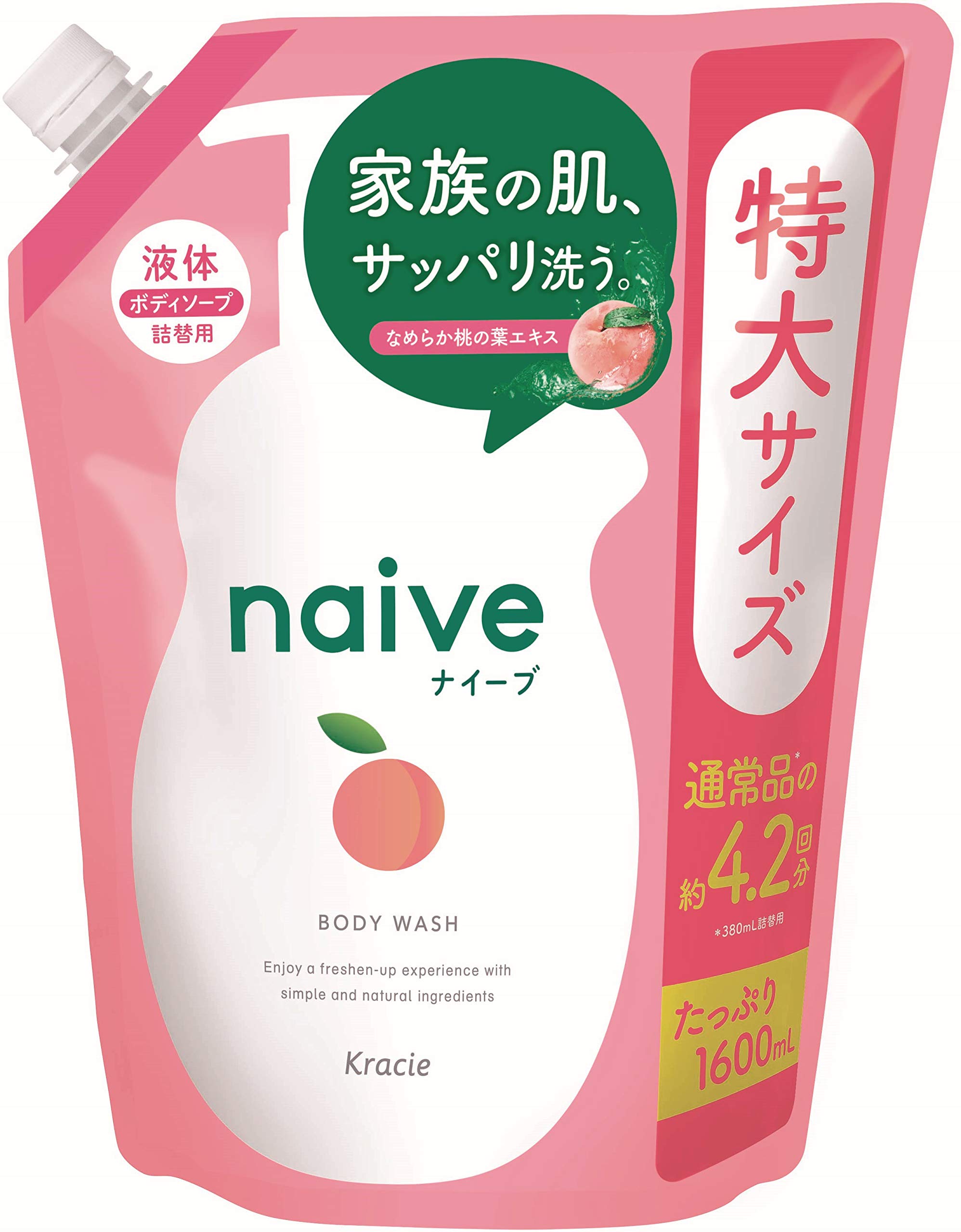 

Naive Body Soap персиковый лист сменный блок 1600 мл (с выдержкой)