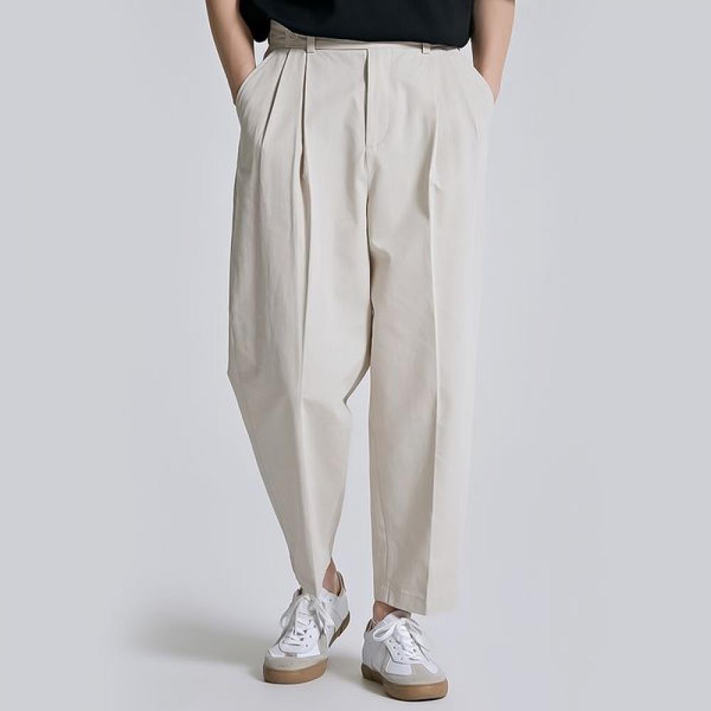 

[spao] Two Tuck Wide PanTs SpTcc24m07 T Black/78