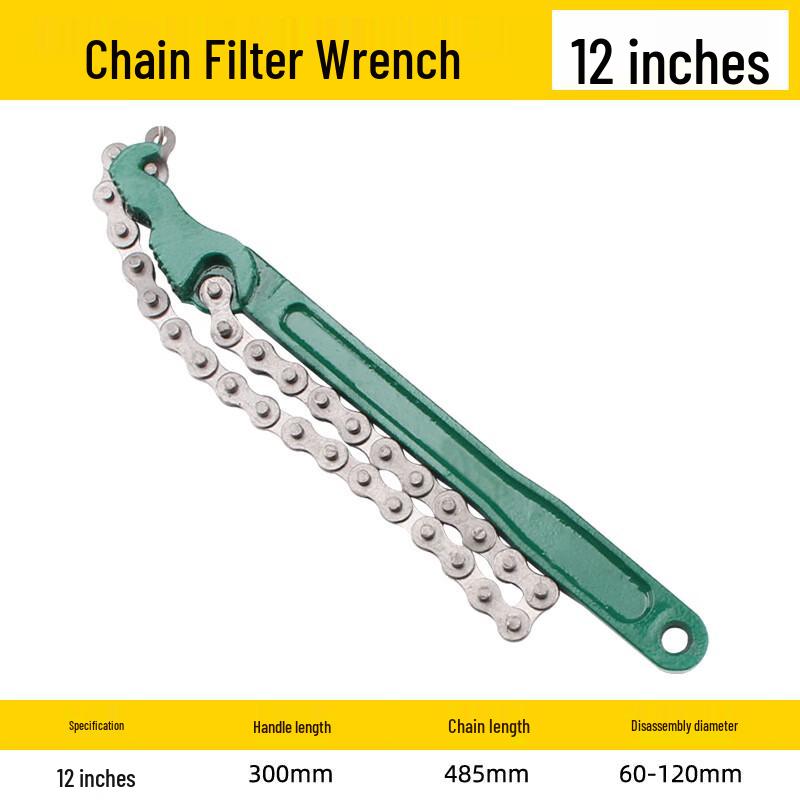 Xixing 12-inch Car Oil Filter Chain Wrench