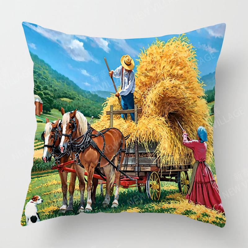 Home Living Room Decoration Cushion Covers Colorful Animals Short Plush Throw Pillow Cover45*45 Pillowcase 40x40cm 50x50 45x45