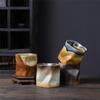 Ceramic Special-Shaped Cup Retro Supply Niche Ceramic Cup Japanese Creative Coffee Cup Coarse Pottery Water Cup