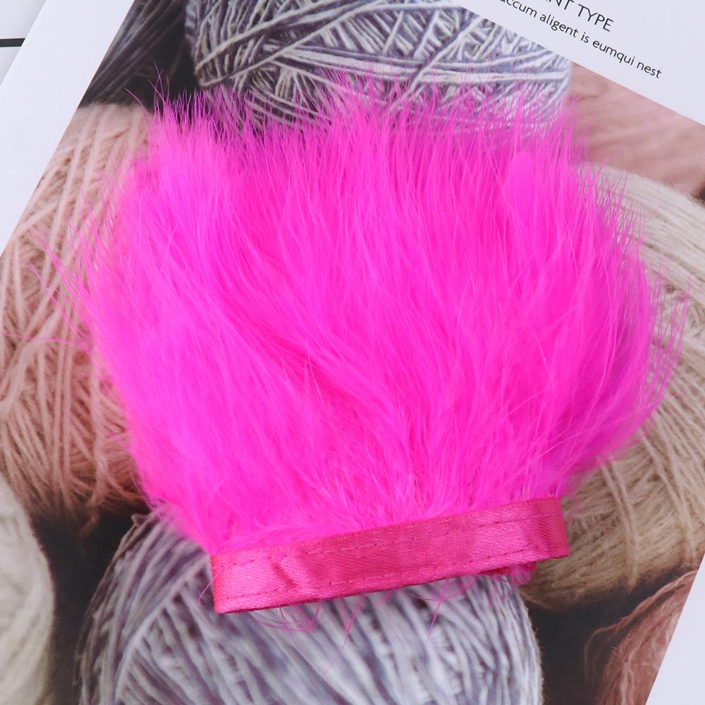 10 Meter Flauschig Weiche Truthahnfedern Besatz Fransen Gefärbtes Buntes Band Kleid Kleidung Nähzubehör Dekoration Feder Handwerk