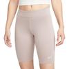 New Nike Fitness Shorts Women's Taupe CZ8527-272