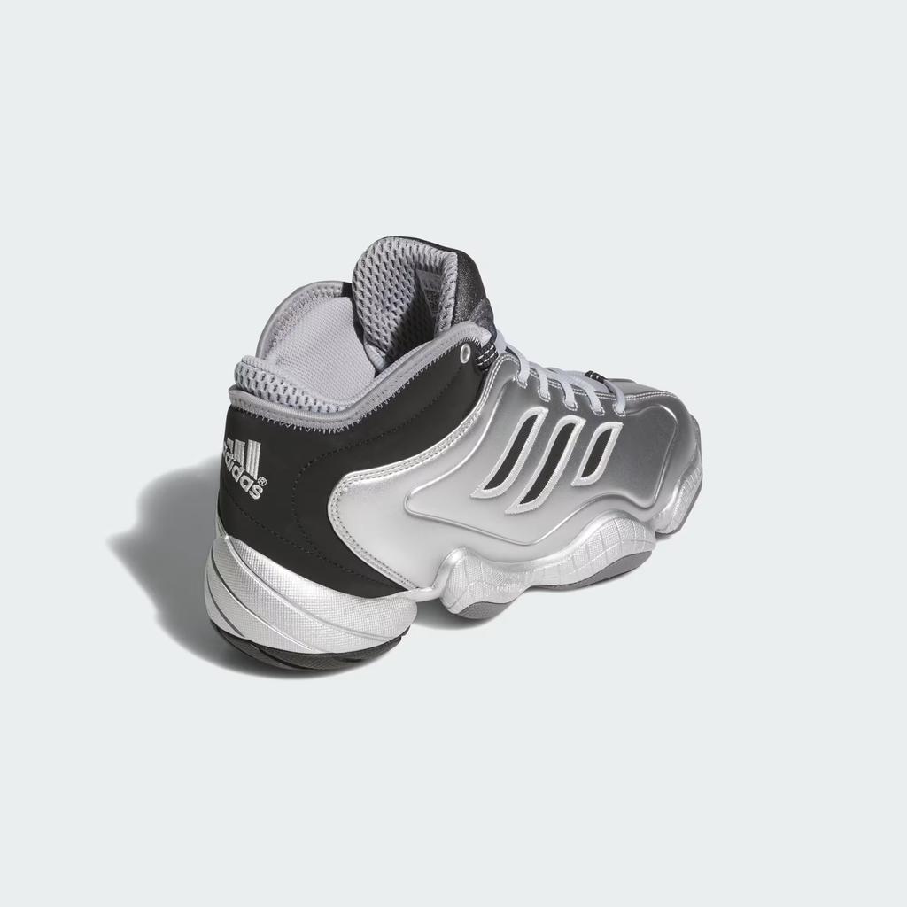 adidas Crazy 3 Silver Metallic Unisex Sneakers Grey Core-Black Halo-Silver JR9683