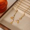 Stainless Steel Shell & Starfish Pendant Necklace - Summer Ocean Style
