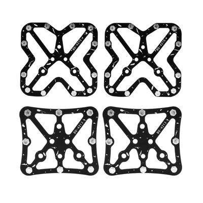2lots Light Weight Antiskid Bike Cleats Comfortable Cycling Bike Pedals Plate for Enhancing Stability and Safety