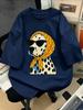 2026 Summer Retro Unisexs Dalmatian Print Tshirt Unisex Cotton And Breathable Short Sleeve Loose Casual Unisex Y2k Streetwear