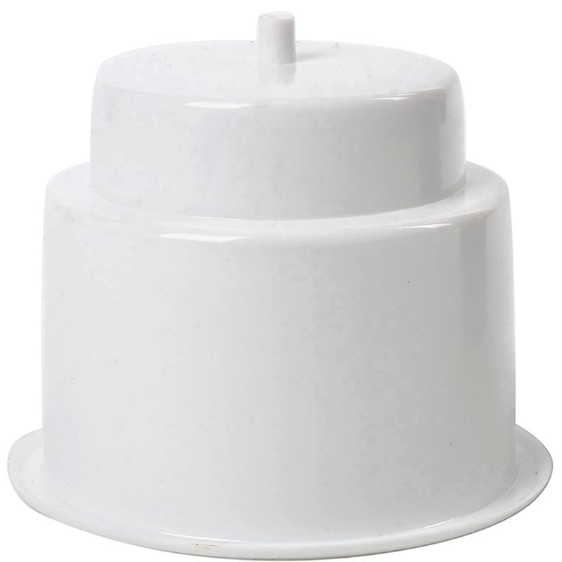 6 Piezas Portavasos Empotrable de Plástico para Bebidas y Latas con Drenaje para Accesorios de Barco, Coche, Marino, RV (Blanco)