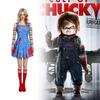 Childs Play Chucky Cosplay Dress With Polyester Fabric For Halloween Costumes