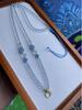 Universal Crystal Bead Chain Necklace with Buckle for Thai Amulets, Thangkas, Dzambhala, or Nine-Tailed Fox.