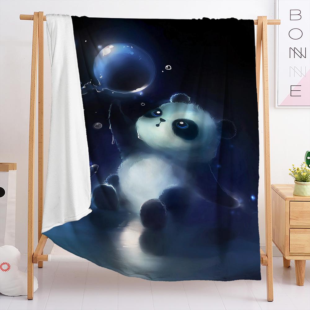 Decken Niedliche Panda Decken Flanell Schlafzimmer Büro Decken Überwurfdecken Für Alle Jahreszeiten