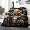 Ronaldos Legacy Lights bedruckte Flanelldecke, atmungsaktiv und warm, ein stilvolles Geschenk für Zuhause, geeignet für den Gebrauch zu Hause, im Büro und als Tagesdecke. 0713a5