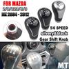 Für Mazda 2/3/323/6/3 BK 2004 2005 2006 2007 2008 2009 2010 2011 2012 Schaltknauf Hebel Shifter Kopf Auto Styling Zubehör