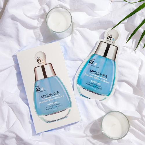 Miguhara 2-Step Aqua Balance Mask Pack (5 Sheets)