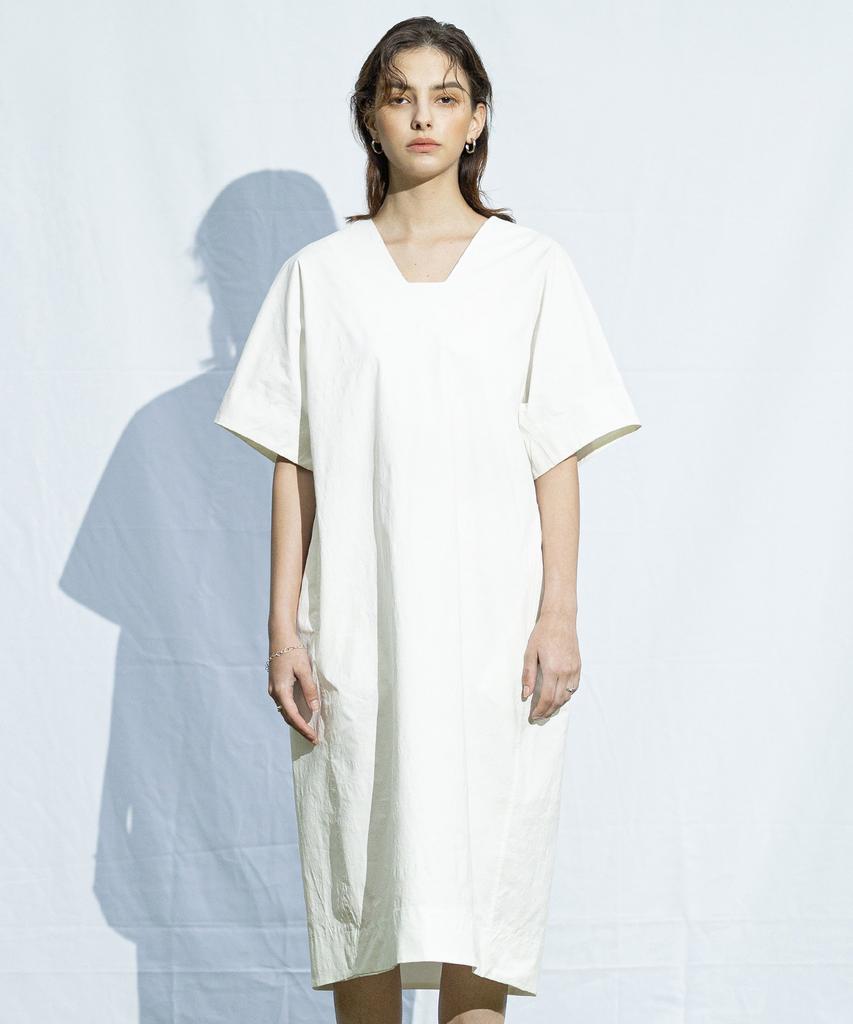 OBJECT MUSEUM Plain Summer Dress Ouoop002-Wt