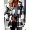 Elegant Directional Fluffy Winter Jacket