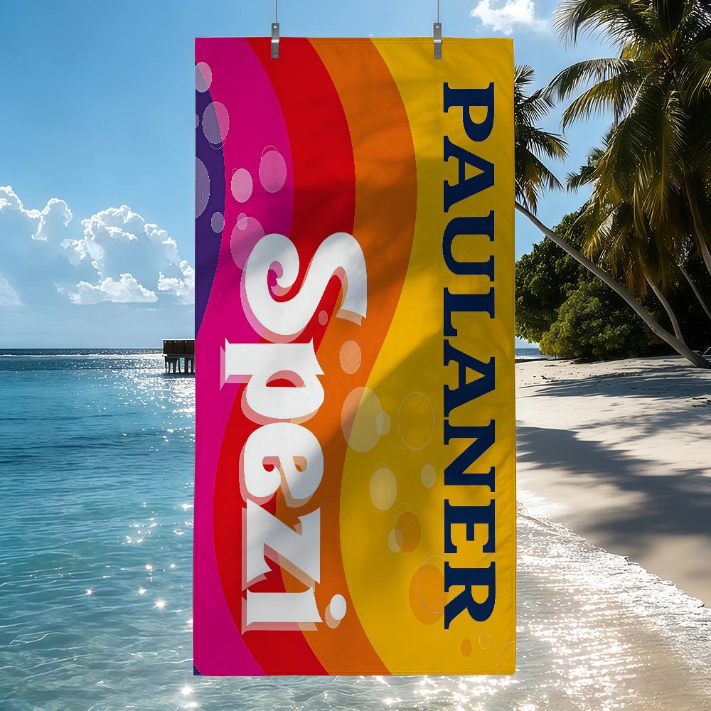 Asciugamano Moda P-Paulaner S-Spezi Asciugatura Rapida Teli da Spiaggia Adatti per Piscine Campeggio Yoga e Palestra
