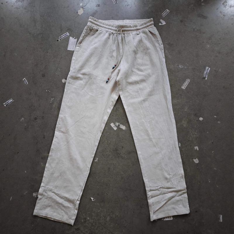 Cross-border European and American Sports Suit Men's Linen Autumn Casual Suit Long-sleeved Fashion Tooling Trousers Foreign Trade Two-piece Set