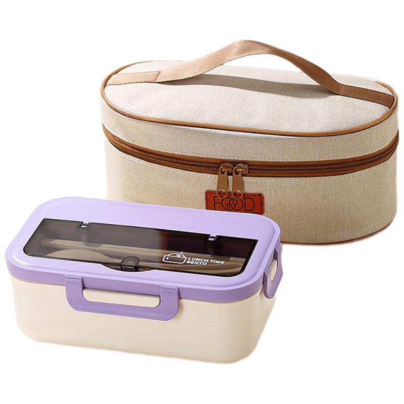 

Food-Grade PP Microwaveable Lunch Box with Insulation Bag