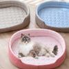 Pet Cooling Bed Summer Cats Bed Cats Dog Sleep Bed Indoor Sofa for Cats for Indoor Home & Travel Bed