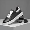 Fashion Fashion Men's Genuine Leather Sneakers Versatile Skateboard Footwear Outdoor Casual Shoes for Man Leisure Walk Vulcanize Shoes