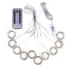 Pleasure Holiday 100LED 3x1Meter Curtain Strings Light USB 8-Mode Fairy Lamp with Remote Control
