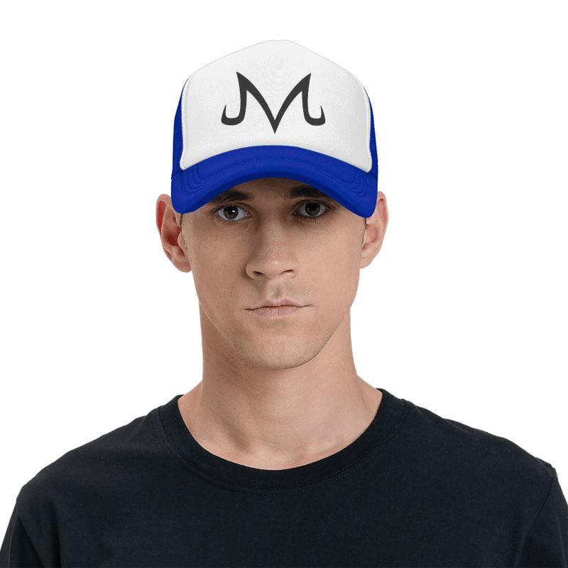 Majin Buu Mesh Baseball Caps Unisex Adjustable Snapback Hat Summer Breathable Casual Sun Visor Hats Trucker Hat
