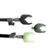 1 Stück Angelrutenhalter Karpfenangelrutenhalter Kopf Silikon Rutenendhalter Greifer für Angelalarm und Buzz Bar