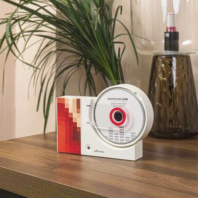NEW Portable Retro CD Player 4000mAh Bluetooth Hi-Fi Sound Speakers Wall Mountable & Desktop CD Music Player with Remote Control