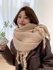 New Imitation Cashmere Women Scarf Winter Solid Warm Scarve Pashmina Tassel Mujer Female Foulard Bufanda Long Thick Wrap Shawl