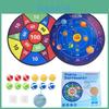 Large Double-sided Target For Cross-border Children's Dartboard Set Indoor Parent-child Game Toy With Sticky Balls