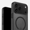 Applicable to iPhone17ProMax mobile phone case corrugated grating magnetic suction Apple 16Pro Ice Mist 15 protective case